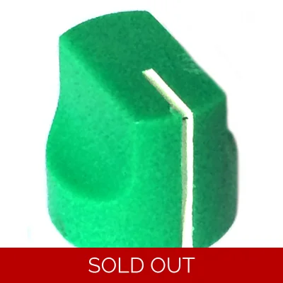 16mm mini Davies 1510-style knob - Green